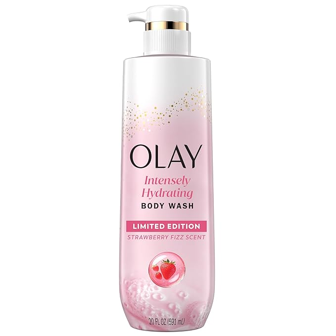 OLAY Intensely Hydrating Body Wash- Strawberry Fizz Scent 591ml