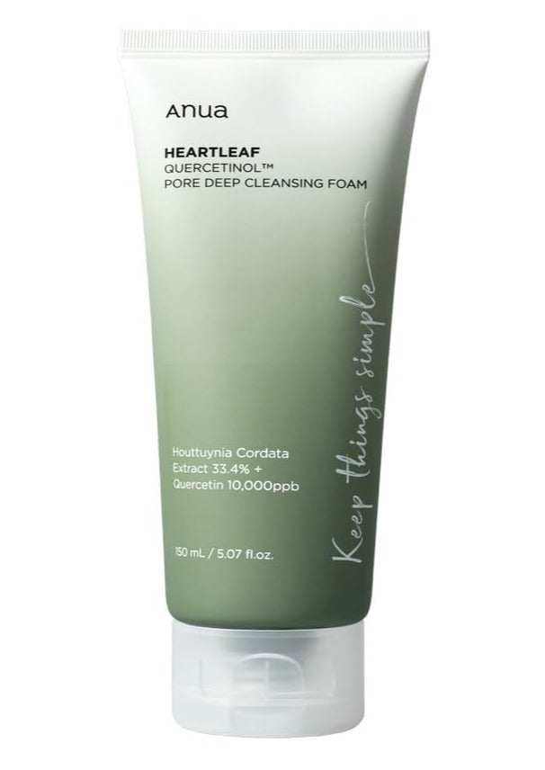 ANUA Heartleaf Quercetinol Pore Deep Cleansing Foam (150ml)