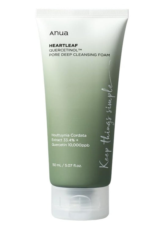 ANUA Heartleaf Quercetinol Pore Deep Cleansing Foam (150ml)