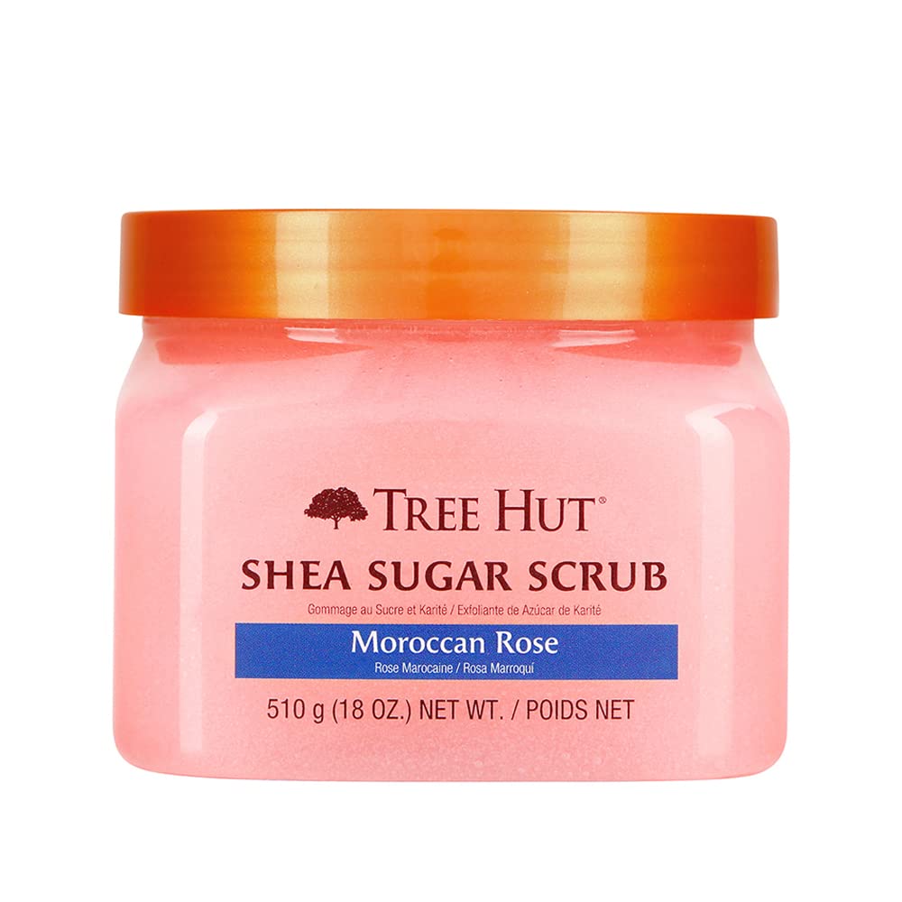 TREE HUT Shea Sugar Scrub- Moroccan Rose (510g)