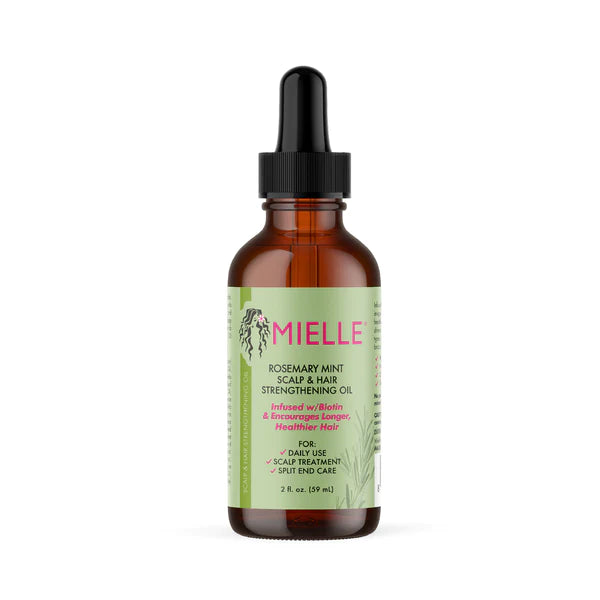 MIELLE Rosemary Mint Scalp & Hair Strengthening Oil (59ml)