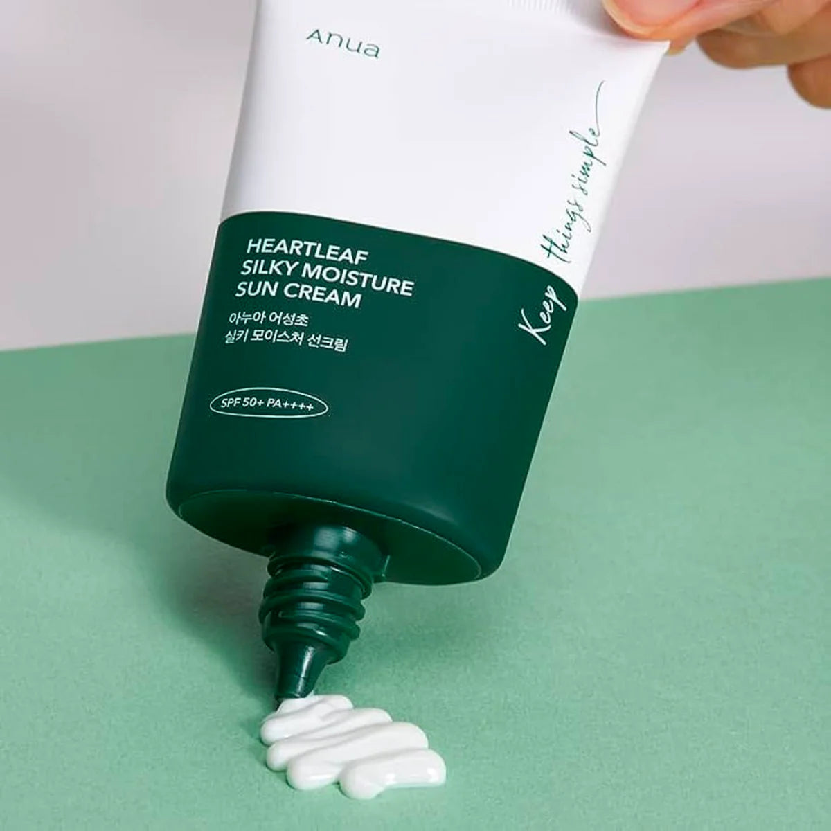 ANUA Heartleaf Silky Moisture Sun Cream SPF50+ PA++++ (50ml)