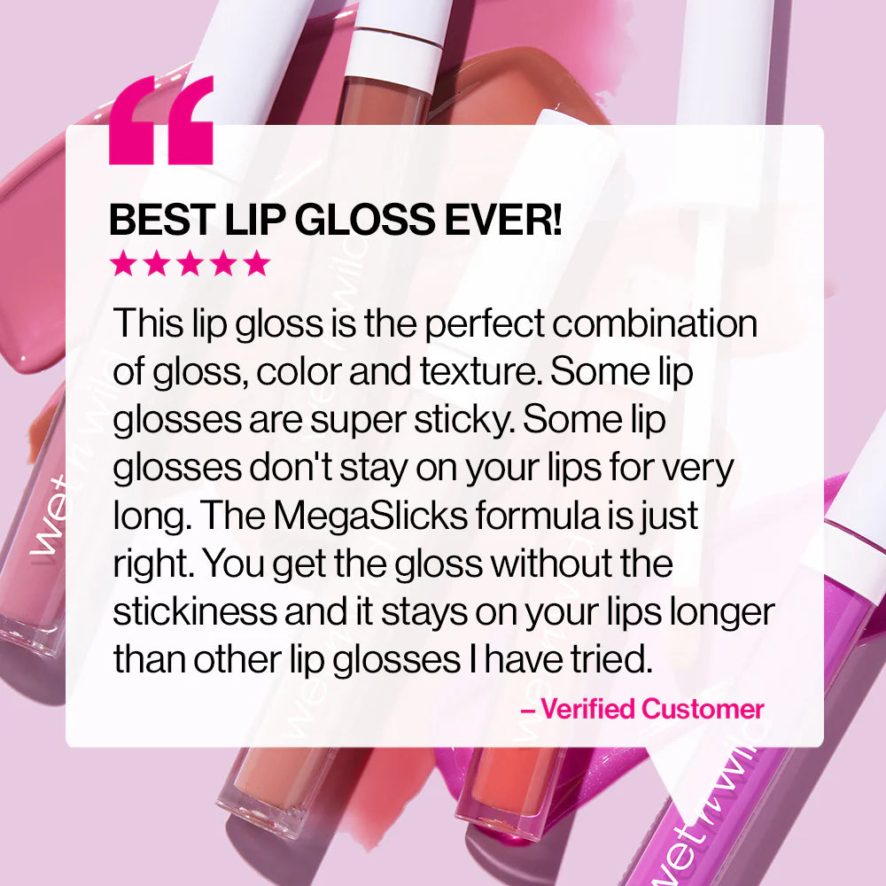 WET N WILD MegaSlicks Lip Gloss - Crystal Clear