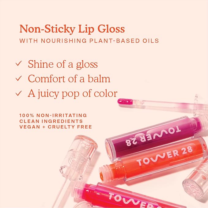 TOWER 28 BEAUTY ShineOn Lip Oil Jelly- XOXO