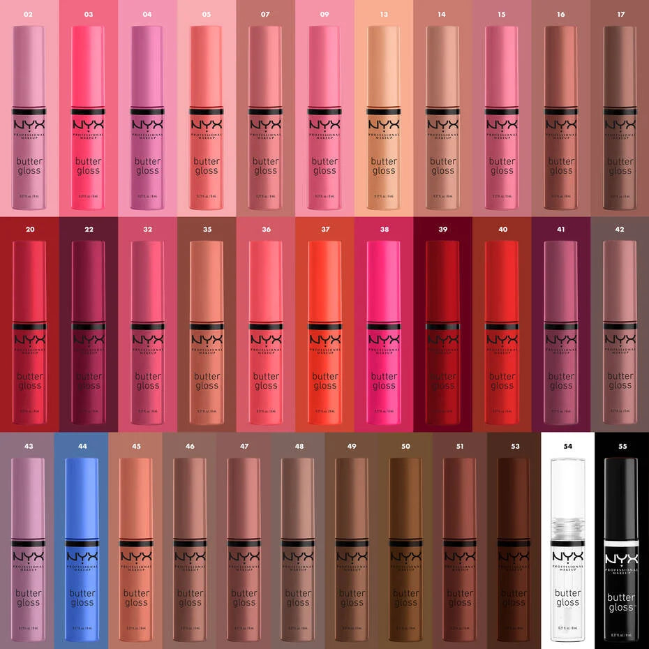 NYX PROFESSIONAL MAKEUP Butter Gloss, Non-Sticky Lip Gloss