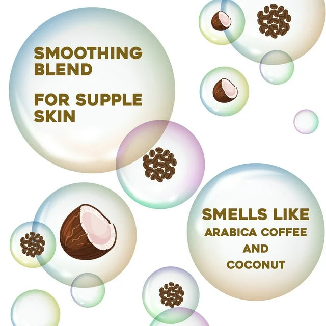 OGX Smoothing + Coconut Coffee Exfoliating Body Scrub (577ml)