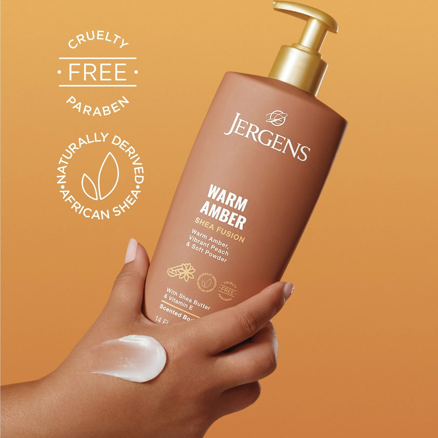 JERGENS Warm Amber Shea Fusion Body Lotion (414ml)
