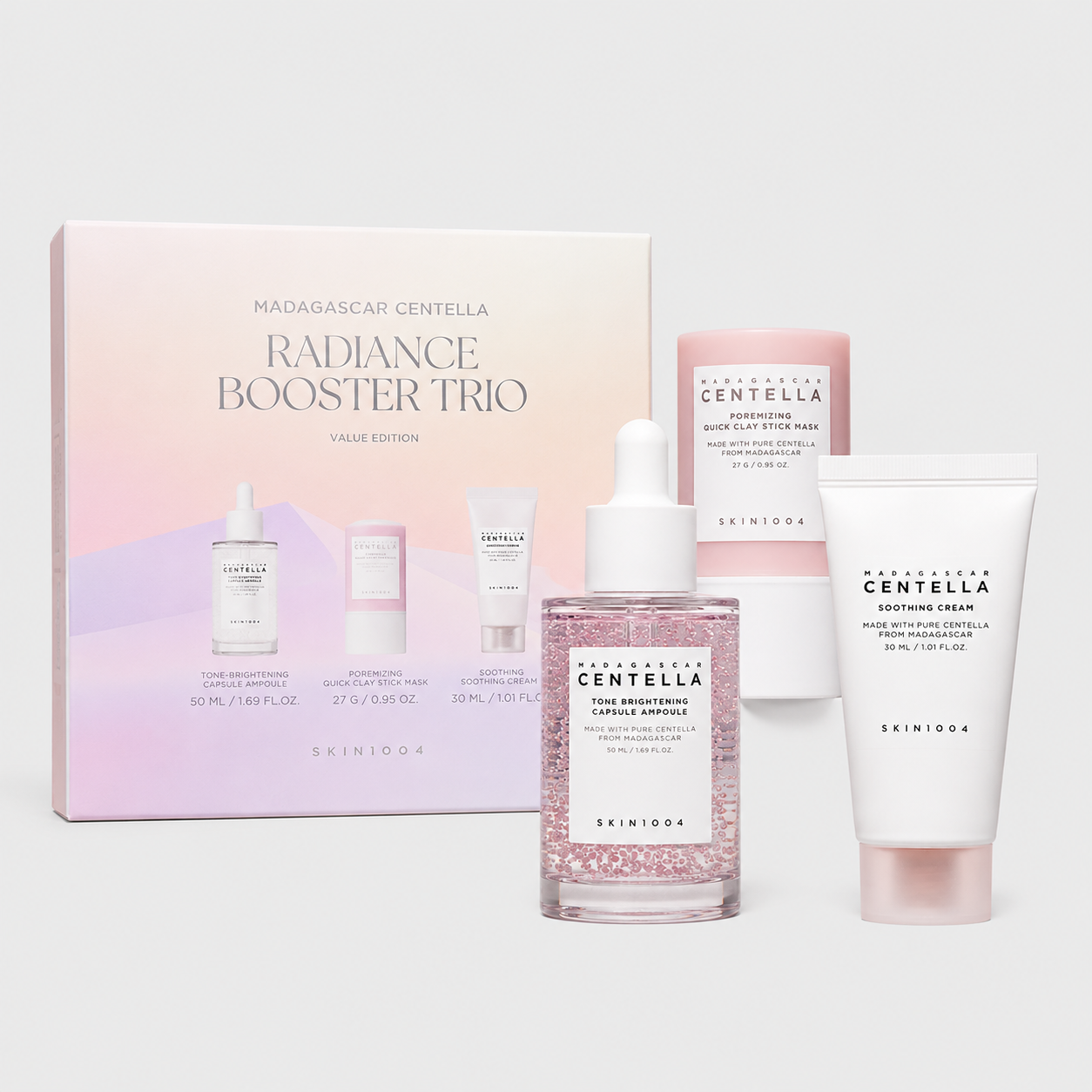Skin1004 Madagascar Centella Radiance Booster Trio