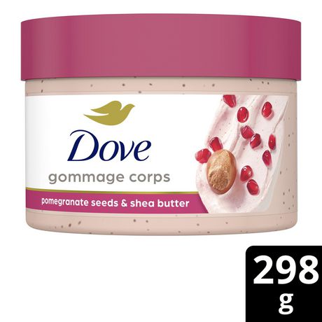 DOVE Pomegranate Seeds & Shea Butter Body Scrub 298g