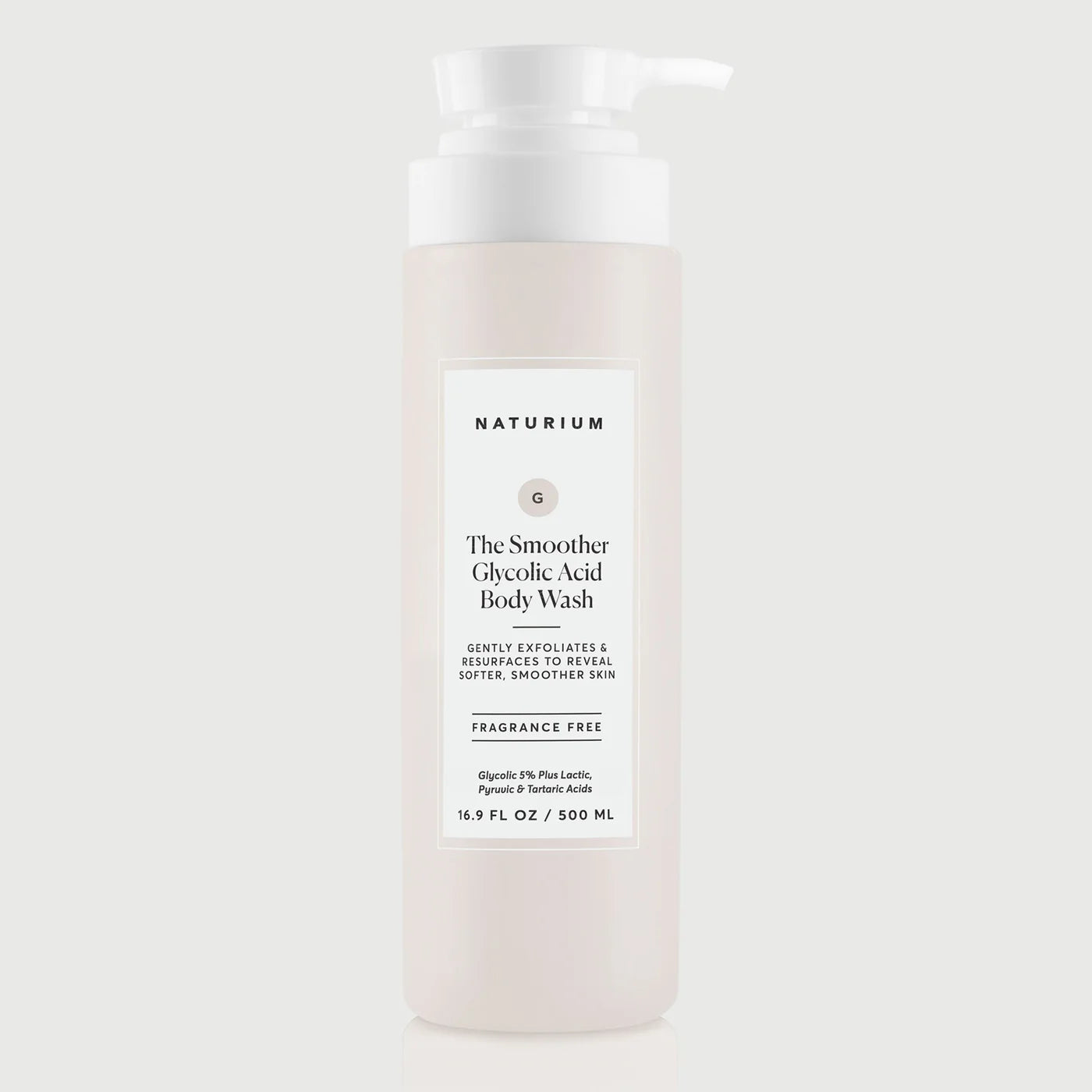 NATURIUM The Smoother Glycolic Acid Exfoliating Body Wash (500ml)