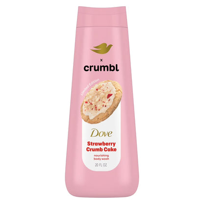 DOVE X Crumbl Strawberry Crumb Cake Body Wash (591ml)