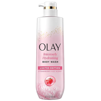 OLAY Intensely Hydrating Body Wash- Strawberry Fizz Scent 591ml