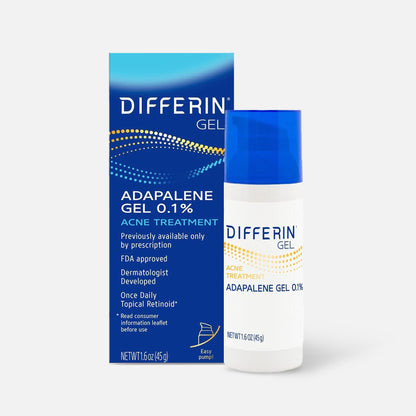 DIFFERIN Acne Retinoid Treatment Gel Adapalene 0.1% - 45g