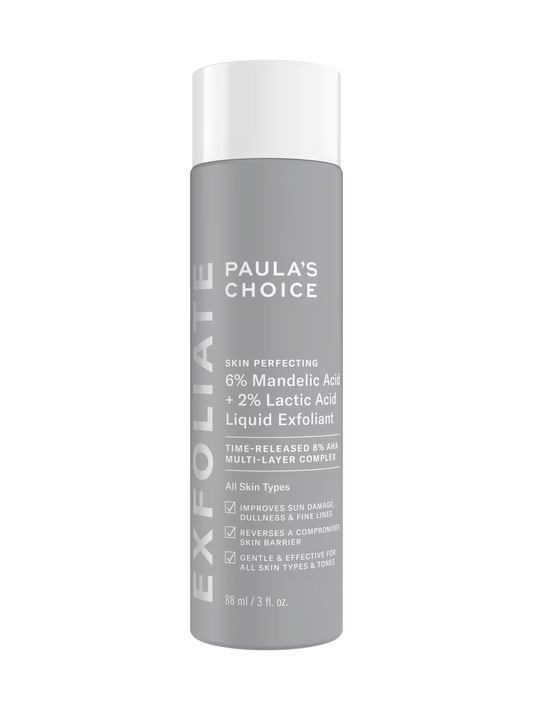 PAULA'S CHOICE 6% Mandelic Acid + 2% Lactic Acid Liquid Exfoliant (88ml)