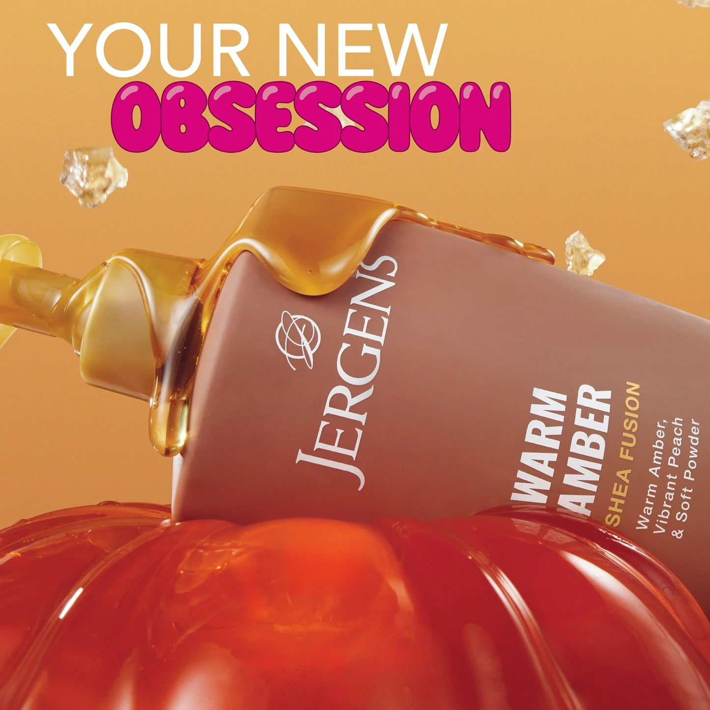 JERGENS Warm Amber Shea Fusion Body Lotion (414ml)