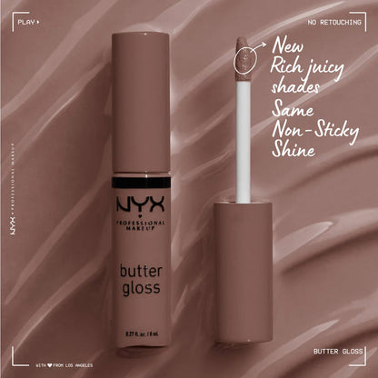 NYX PROFESSIONAL MAKEUP Butter Gloss, Non-Sticky Lip Gloss
