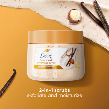DOVE Vanilla Sugar & Shea Butter Body Scrub 425g