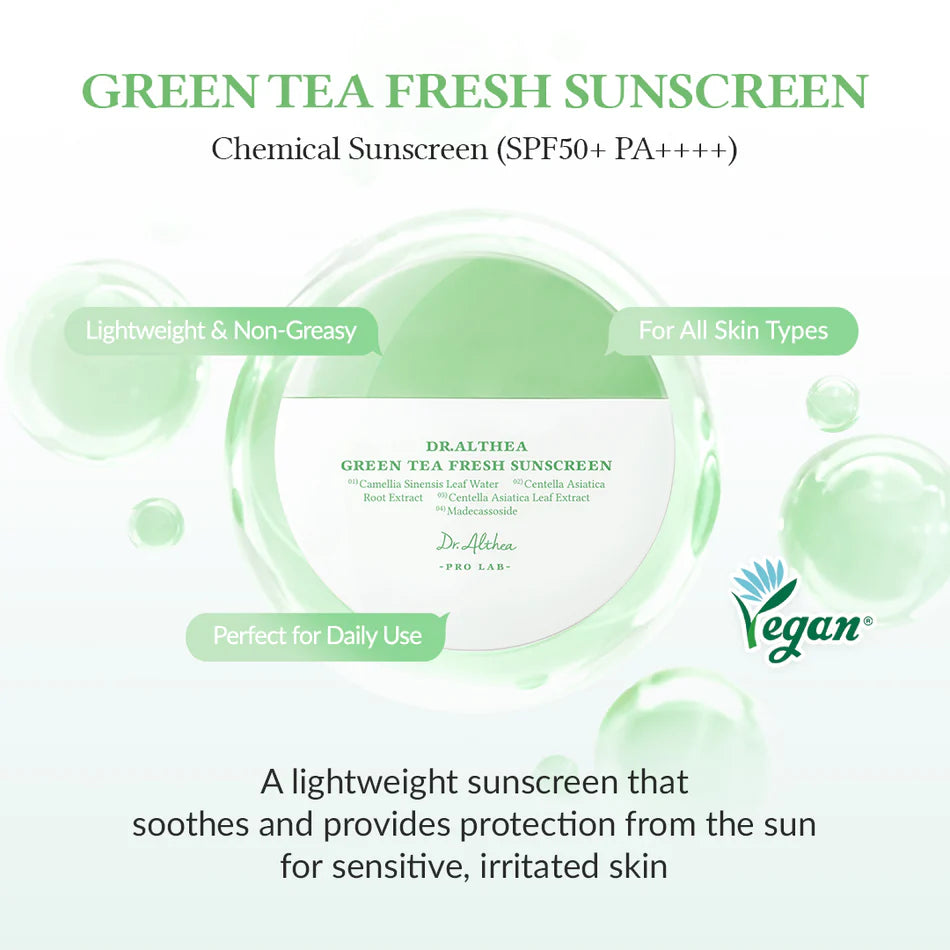 DR.ALTHEA Green Tea Fresh Sunscreen (45ml)