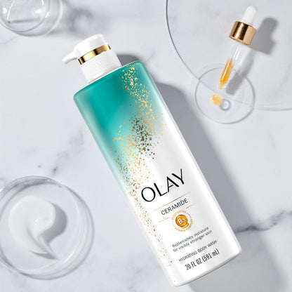 OLAY Cleansing & Strengthening Body Wash with Ceramides and Vitamin B3 Complex