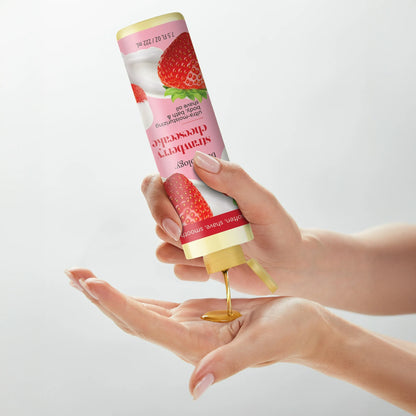 BODYCOLOGY Strawberry Cheesecake Ultra-Moisturizing Body, Bath & Shave Oil (222ml)