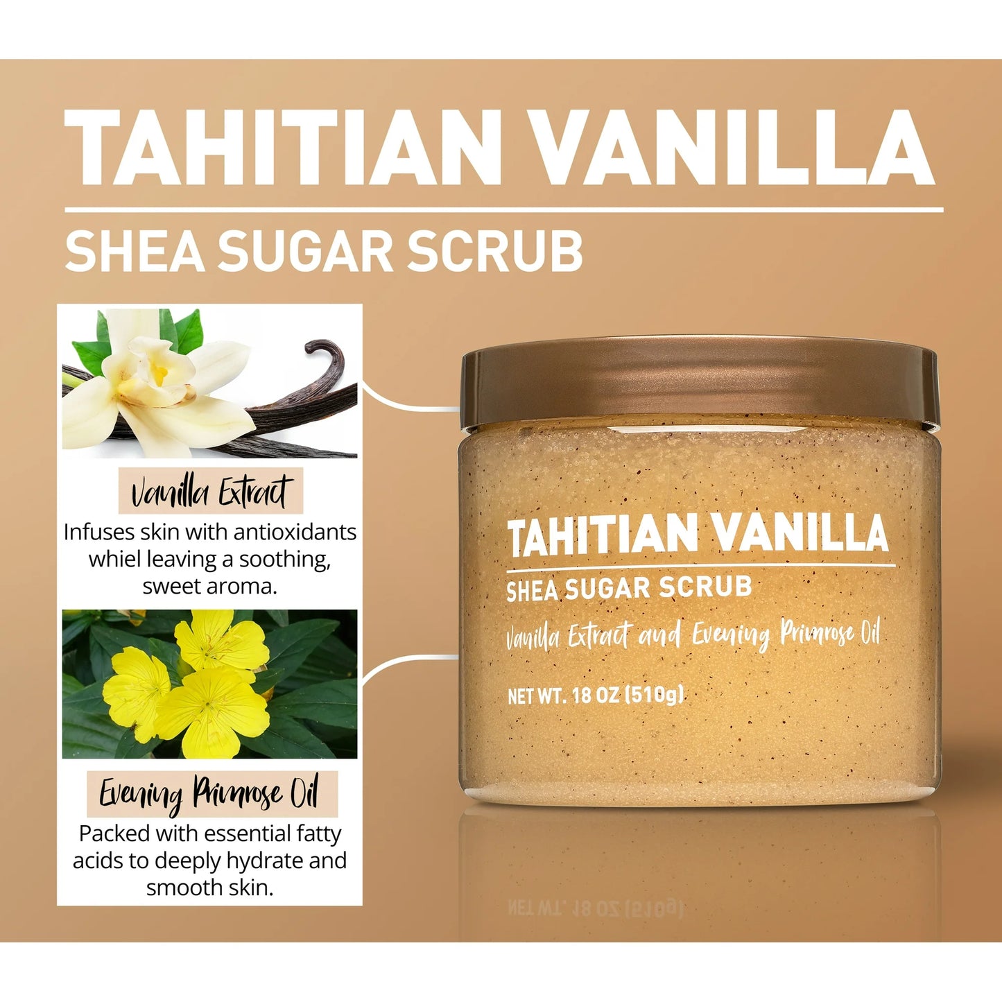 WALMART Tahitian Vanilla Shea Sugar Scrub (510g)