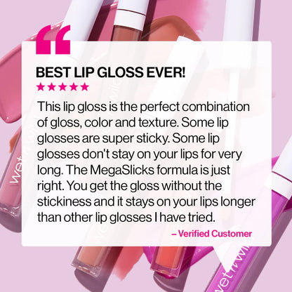 WET N WILD MegaSlicks Lip Gloss - Crystal Clear