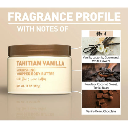 WALMART Tahitian Vanilla Whipped Body Butter (312g)