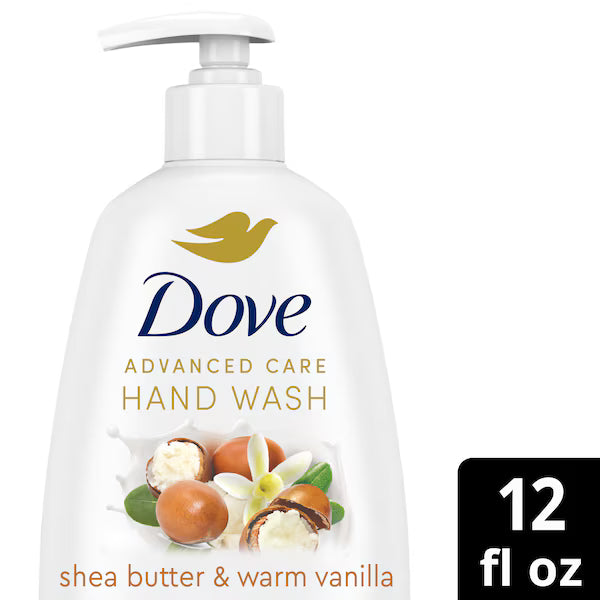 DOVE Advanced Care Shea Butter & Warm Vanilla Hand Wash (355ml)