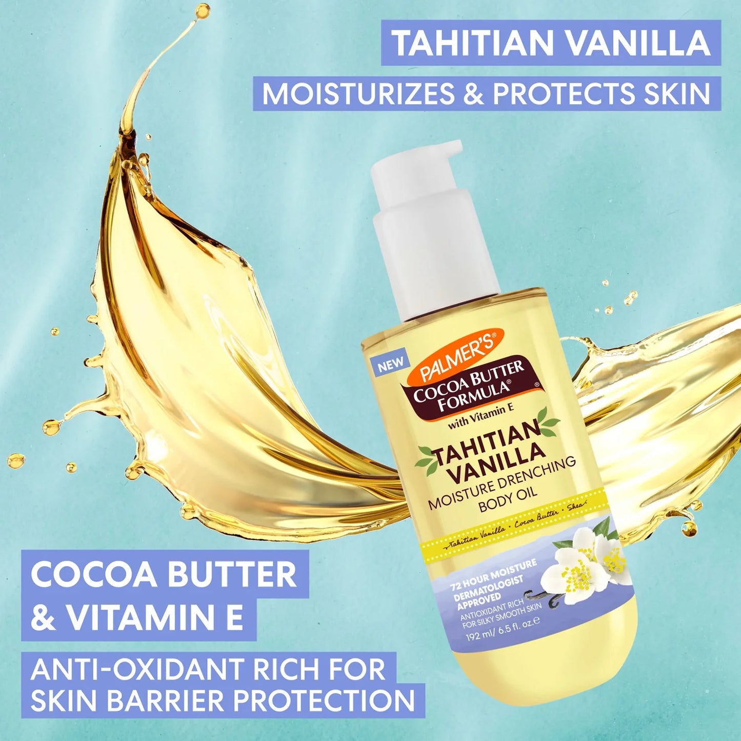 Palmer’s Tahitian Vanilla Moisture Drenching Body Oil