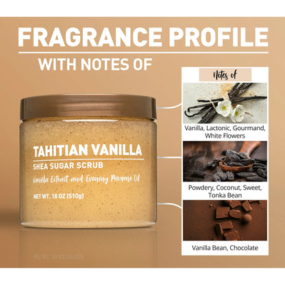 WALMART Tahitian Vanilla Shea Sugar Scrub (510g)