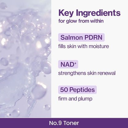 Numbuzin No. 9 NAD PDRN Glow Boosting Toner