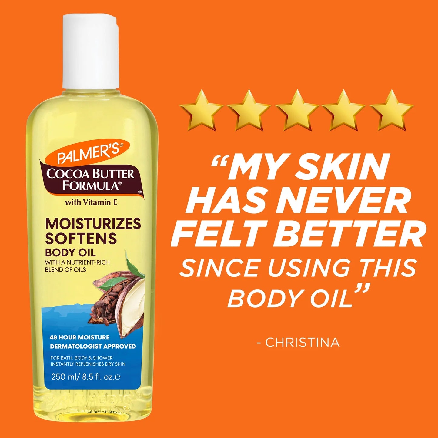Palmer’s Moisturizes Softens Body Oil