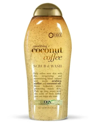 OGX Smoothing + Coconut Coffee Exfoliating Body Scrub 577ml