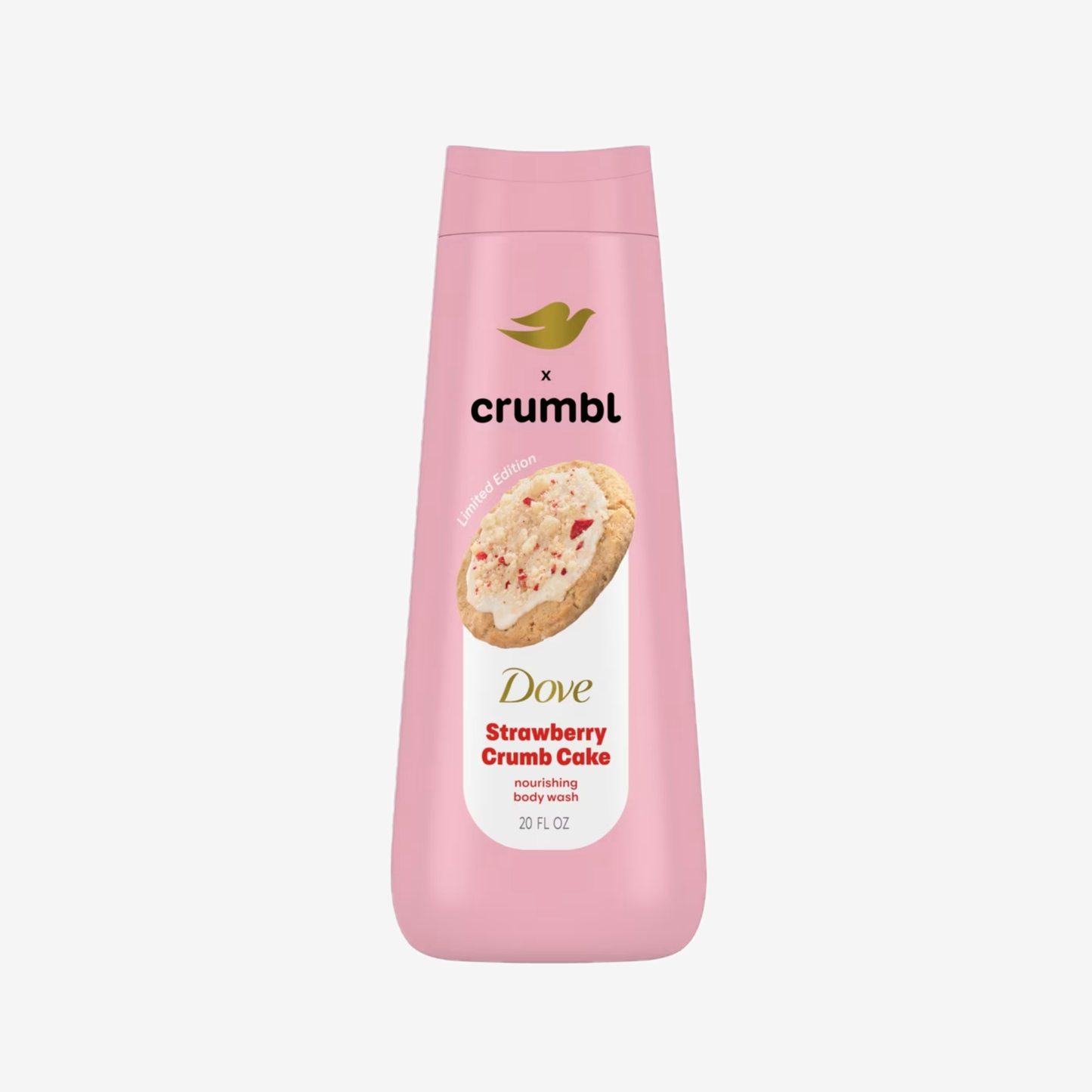 Dove x Crumbl Strawberry Crumb Cake Body Wash