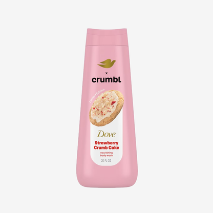 Dove x Crumbl Strawberry Crumb Cake Body Wash