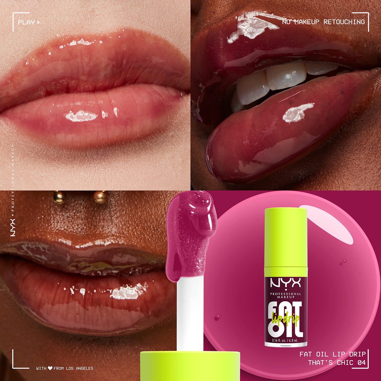 NYX Fat Oil Lip Drip Lip Gloss- That’s Chic