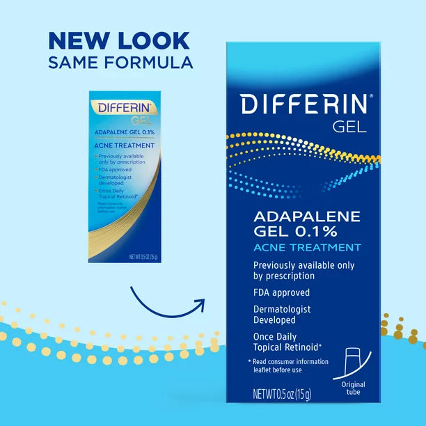 DIFFERIN Acne Retinoid Treatment Gel Adapalene 0.1% - 45g